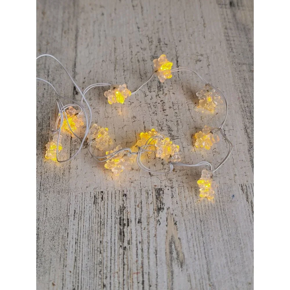 Dept 56 53122 String of 12 snowflakes Lights‎ village accessory xmas